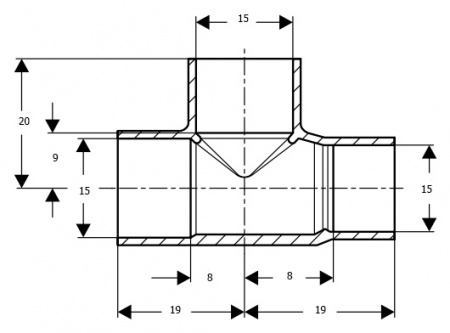 ������� Viega 95130 DN 42x18x42