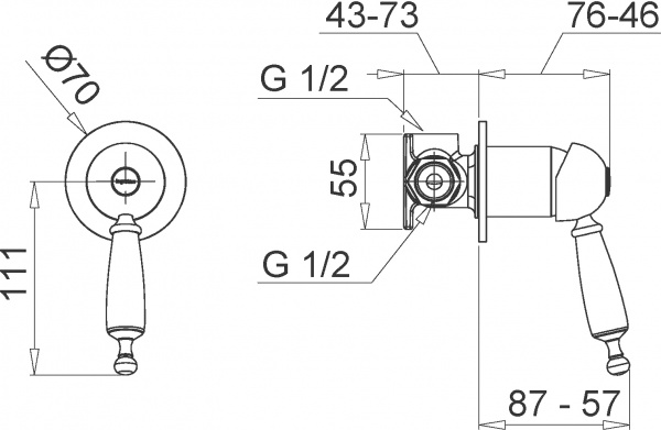  Migliore Oxford ML.OXF-6330.BI.CR   ,  , 