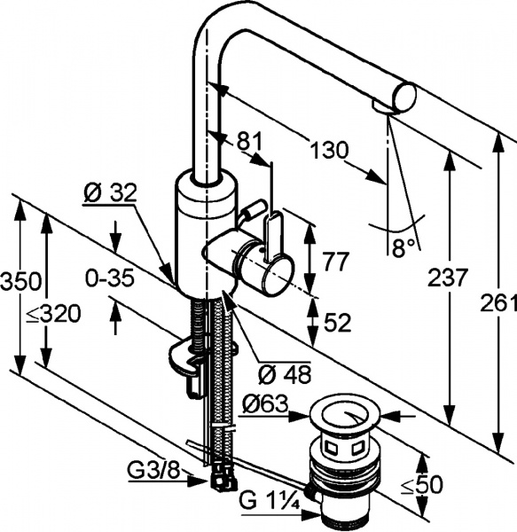  Kludi Zenta 382940575  