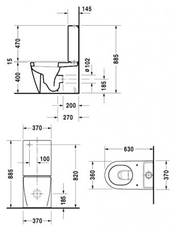   Duravit Starck 2 09330000051  
