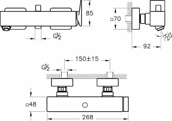  VitrA Brava A42613EXP    