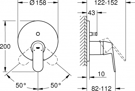  Grohe Cosmopolitan 24045000    