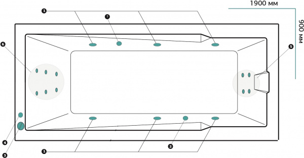   Marka One Raguza 011990 +, 190x90