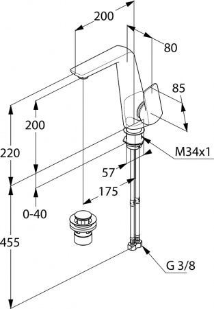 Kludi Ameo 410250575  