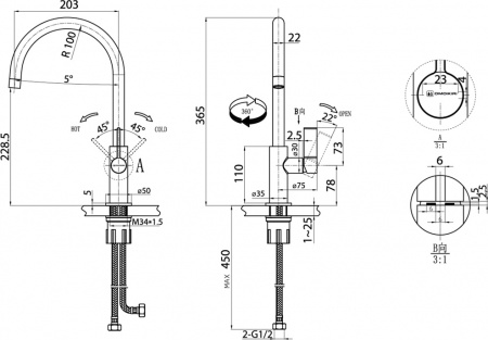  Omoikiri Wakayama PVD-GM   