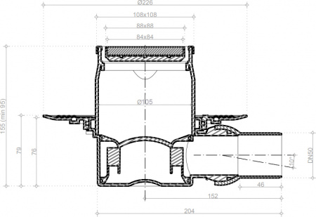 ������� ���� Pestan Confluo Standard Dry 1 White Glass 10x10