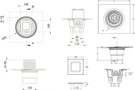 ������� ���� Berges Wasserhaus Zentrum Uno 090472 15x15 ��