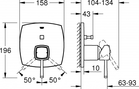  Grohe Grandera 24068000    