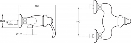 ��������� Jacob Delafon Fairfax E71095-CP ��� ����