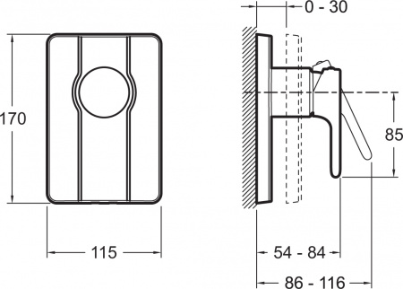  Jacob Delafon Singulier E98708-CP  