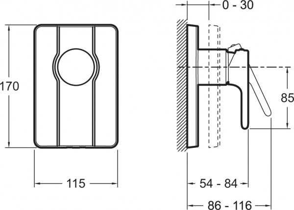  Jacob Delafon Singulier E98708-CP  