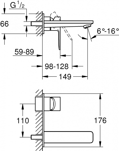  Grohe Lineare 19409001  