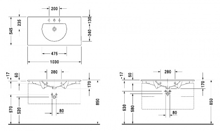  Duravit Darling New 0499100000 (103 )