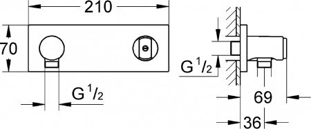   Grohe Grohtherm F 27621000   
