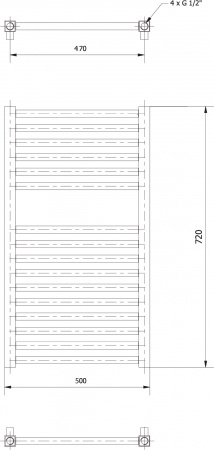   Luxrad Kwadro 066319 7250 R, ,  selmo pad