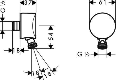   Hansgrohe Fixfit S 27506000