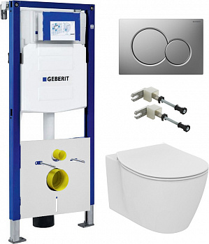       Geberit Duofix UP320 111.300.00.5 +   Geberit Sigma 01 115.770.46.5   +     Ideal Standard Connect AquaBlade E047901 + -  