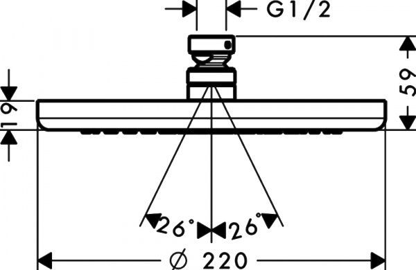   Hansgrohe Croma 220 26464000