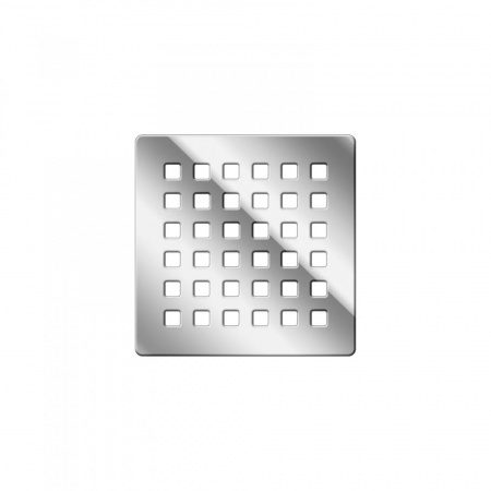Трап водосток напольный Trend 100x100 нержавеющая сталь , решетка хром глянец 091001 Трап водосток напольный Trend 100x100 нержавеющая сталь , решетка хром глянец 091001