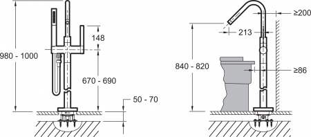  Jacob Delafon Stillness E97344-CP    