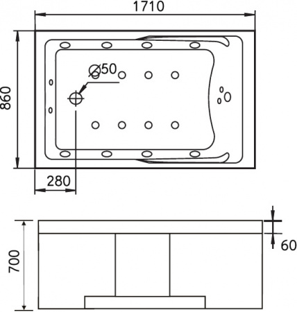   Gemy G9066 II K L 170x90