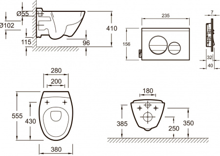 �������� Jacob Delafon Presquile E21743RU ������ ����