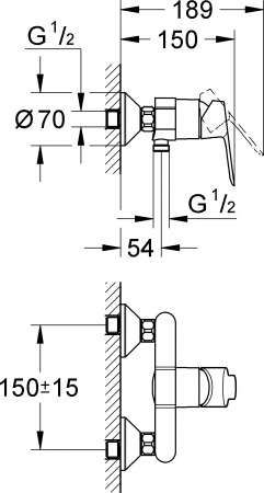  Grohe BauEdge 23333000  
