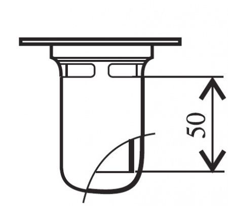 ����� ��� ������� Ravak Basic 90