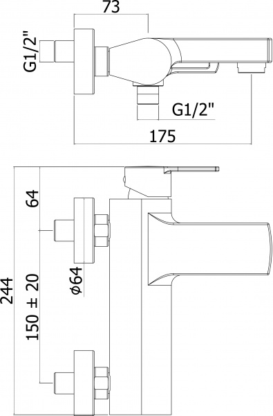 Paffoni Ringo RIN022CR  