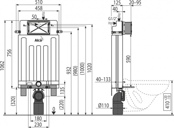     AlcaPlast Alcamodul AM100/1000