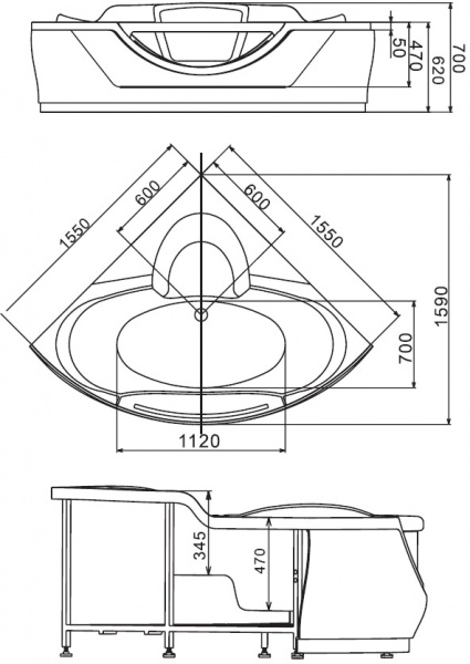   Gemy G9025 II B 155x155