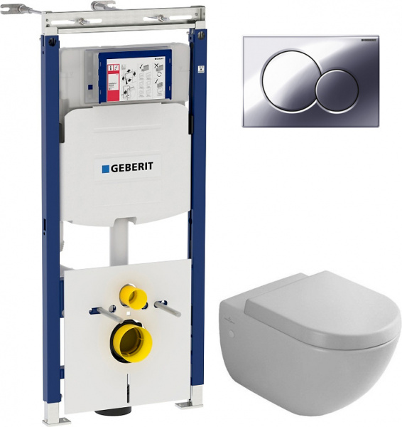 ��������  ������� ����������� ��� �������� Geberit Duofix Sigma 12 Plattenbau 111.362.00.5 + ������ ����� Geberit Sigma 01 115.770.21.5 ���� + ������-