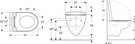 �������� Geberit Renova Compact 500.124.TC.R