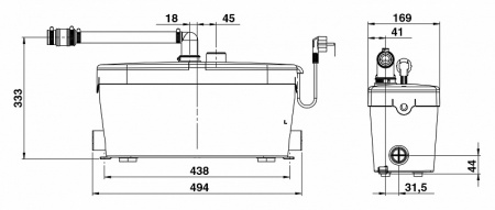 SFA Saniaccess pump Silence /  