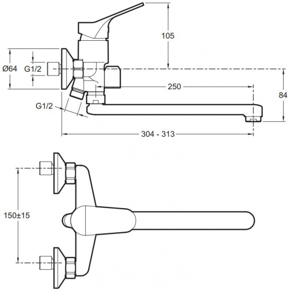  Jacob Delafon Brive E78117-CP 