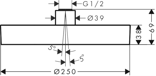   Hansgrohe Rainfinity 26228700