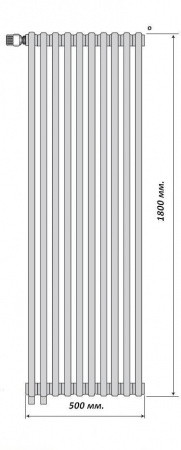   PURMO Delta Laserline 10 ,DLV 3180x10 VLO /       