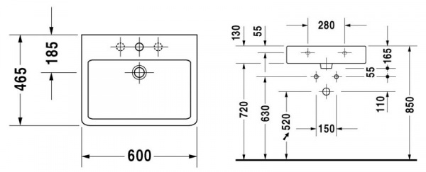  Duravit Vero 0454600000 (60 )