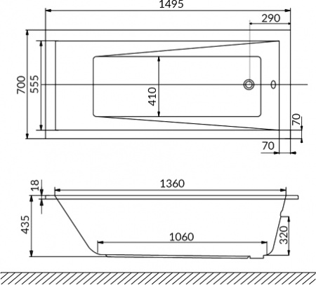   Excellent Wave Slim WAEX.WAV15WHS 15070