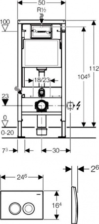     Geberit Duofix UP100 458.103.00.1 +  