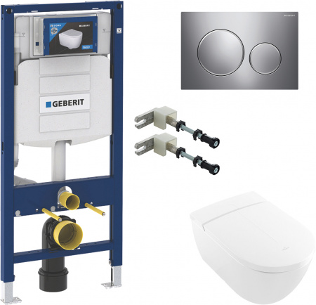     Villeroy & Boch Viclean V0E100R1  ,    +     Geberit Duofix 111.815.00.1   +     Geberit Duofix UP 320 111.300.00.5 +  