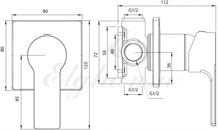 ������������� ��� Elghansa Squareline 34Q0743 (Set-62) �� ����������, � ���������� ������