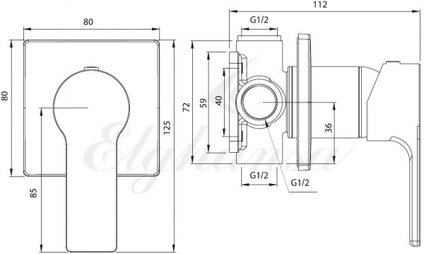   Elghansa Squareline 34Q0743 (Set-62)  ,   