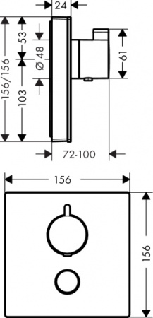  Hansgrohe ShowerSelect 15735600  