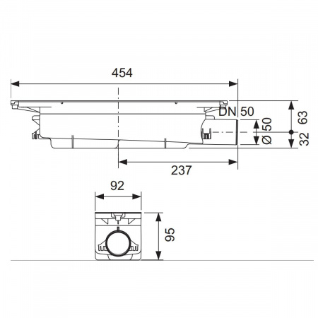     TECE Drainprofile 673002 DN 50