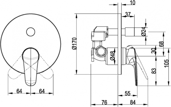  Villeroy & Boch O.novo Start TVS10535311061    