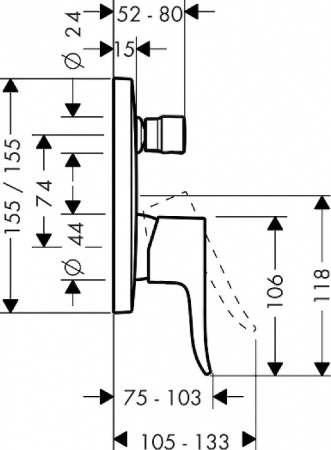  Hansgrohe Metris 31454000    