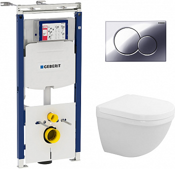 �������� ����������� Geberit Duofix Sigma 12 Plattenbau � ������� ����� + ������ Duravit Starck 3 � �����������