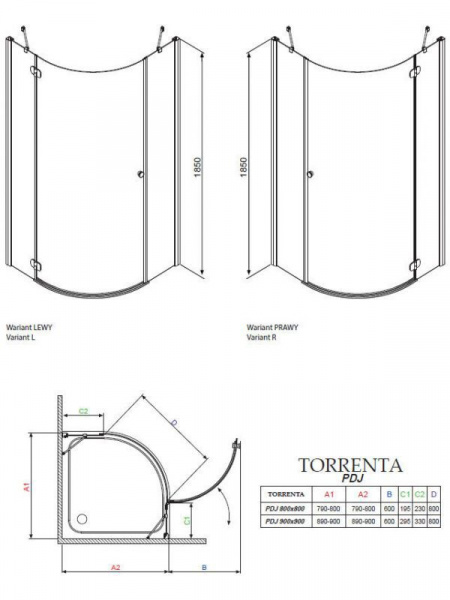   Radaway Torrenta PDJ 90   L