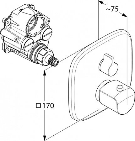  Kludi Ameo 418300575    